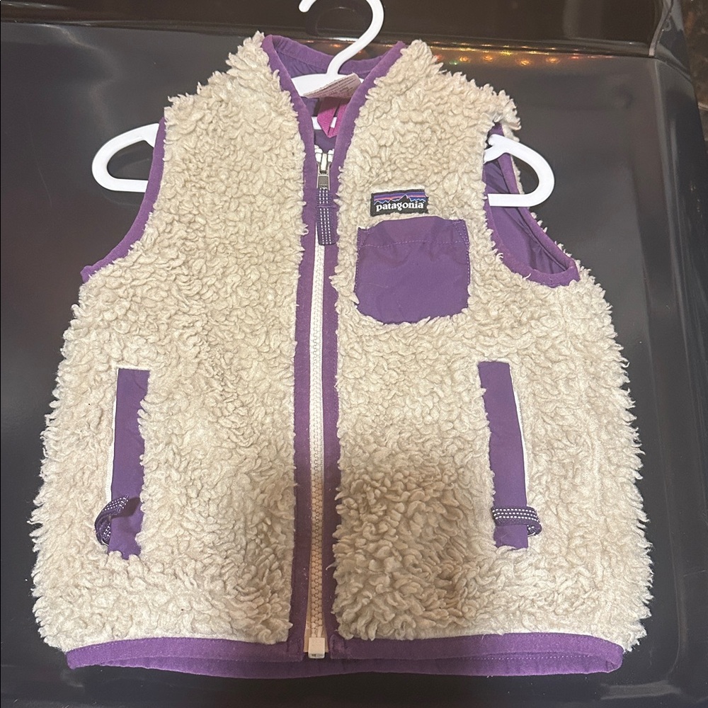 GUC Toddler Patagonia Retro X Sherpa Vest Sz 18M